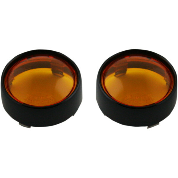 カスタム ダイナミクス ウインカーベゼル ブレット 黒/アンバー WO店の通販は 6,344円