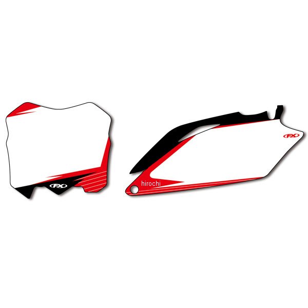 ファクトリーFX FACTORY EFFEX プリカットプリンテッド バックグラウンド 17年-18年 CRF450R、CRF250R 白 WO店