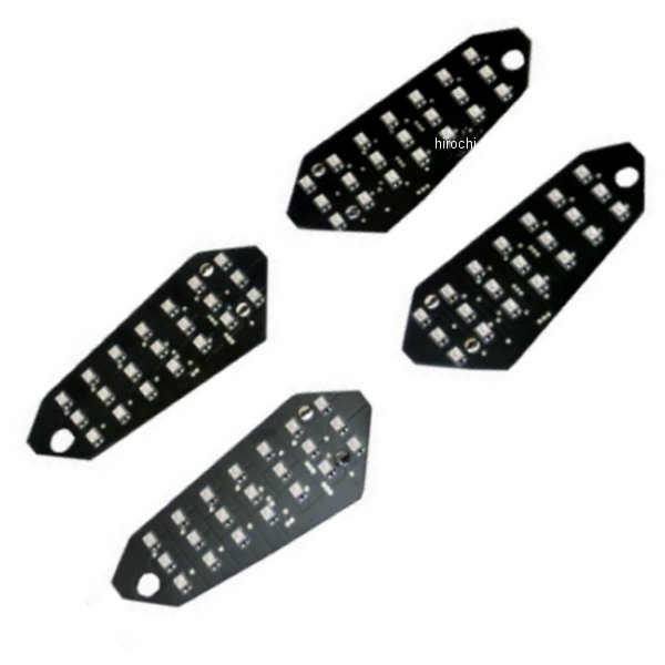ポッシュ POSH LEDウインカー カスタマイジングキット シーケンシャルタイプ 補修基盤セット ZRX1200DAEG 4個入り WO店