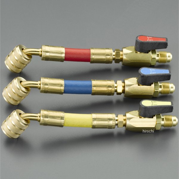 エスコ ESCO 1/4"x5/16" ボールバルブ付異径ホースアダプター3本セット WO店