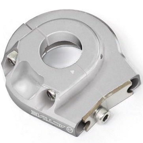 アクティブ ACTIVE アルミスロットルホルダー エボタイプ2 スモール 汎用 シルバー 1060355 WO店