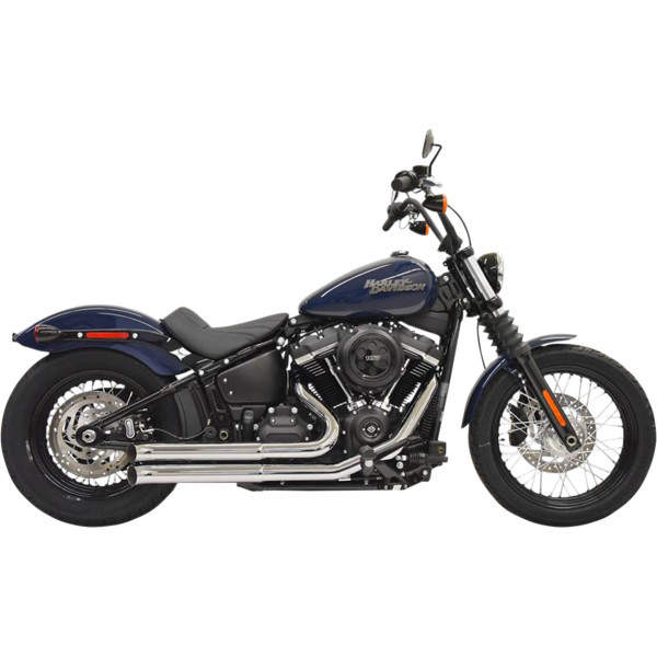 バッサニ Bassani フルエキゾースト Pro-ストリート 18年以降 FXBB/FXLR ターンアウト クローム 1800-2432 WO店