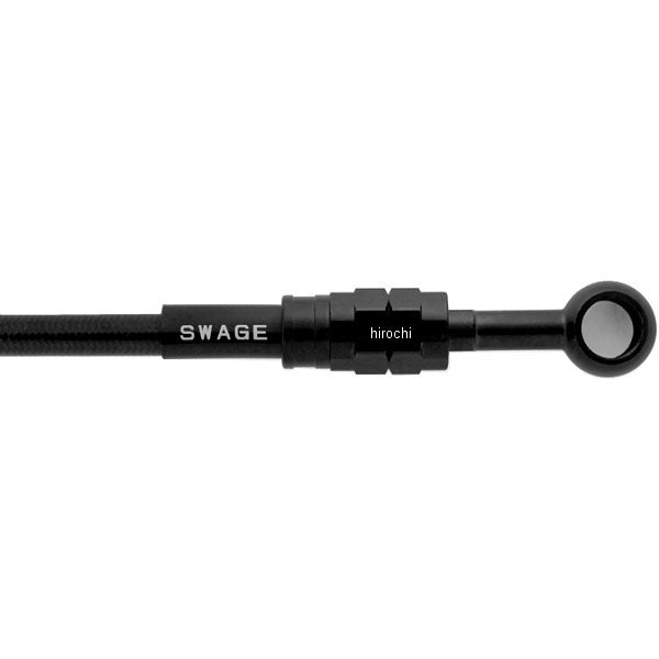 スウェッジラインプロ フロント ブレーキホースキット トライピース 18年-19年 Z900RS CAFE ステンレス黒/黒 WO店