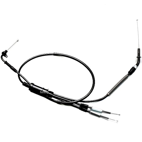 ハリケーン ロングスロットルケーブル 150mmロング アウター長さ1300mm (オイルポンプ側まで) 83年 RZ250R 黒 WO店