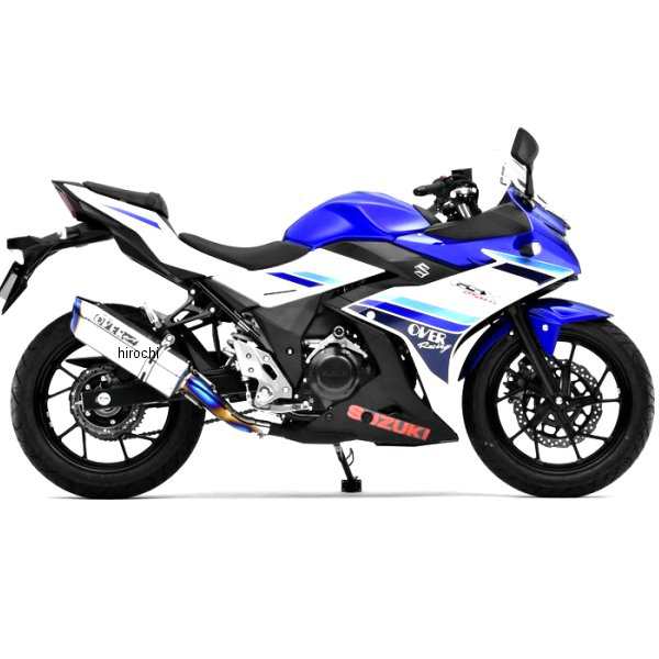 オーヴァー OVER スリップオンマフラー TTフォーミュラ RS GSX250R フルチタン WO店