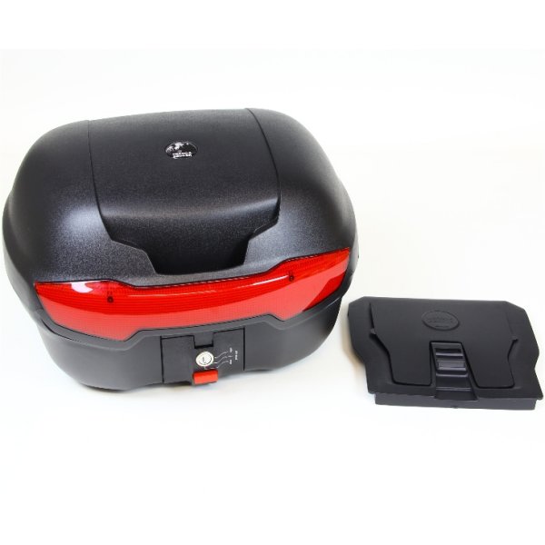 ヘプコアンドベッカー HEPCO&amp;BECKER JOURNEY トップケース 38L ユニバーサルアダプタ ブラック 610089 00 01 WO店