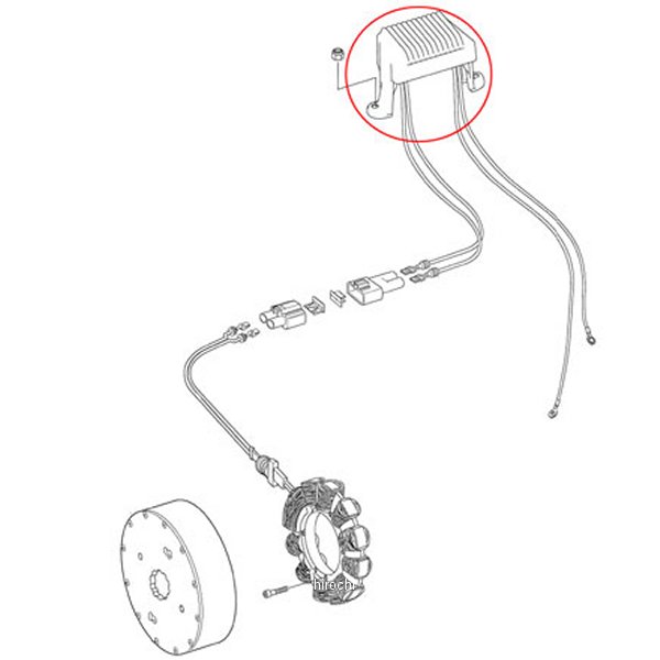 ガッツクローム レギュレーター 04年-05年 ツアラー 黒 74505-04 8600