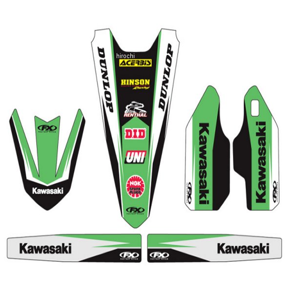 ファクトリーFX FACTORY EFFEX GRAPHIC デカール TRIM KIT KX450 19 4302-5551 WO店