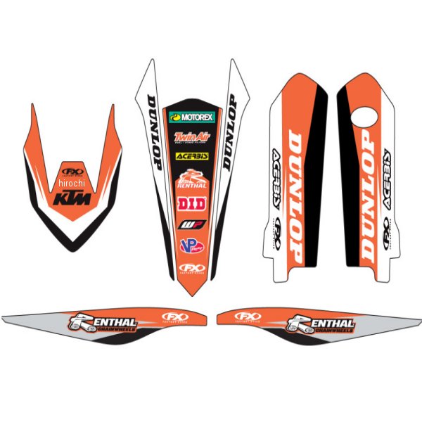 ファクトリーFX FACTORY EFFEX GRAPHIC デカール TRIM KIT SX1/4 19 4302-5552 WO店