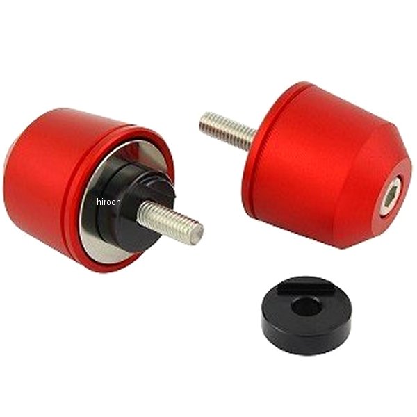 ポッシュ POSH ミドルウエイトバーエンド M6 ヤマハ、KTM用 マットレッド WO店の通販は