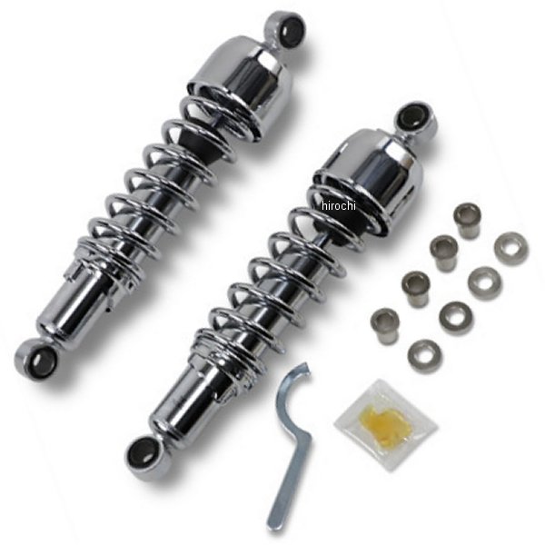 DRAG ショック 純正補修交換用 85年-03年 XL/FXR 13インチ(330mm) クローム