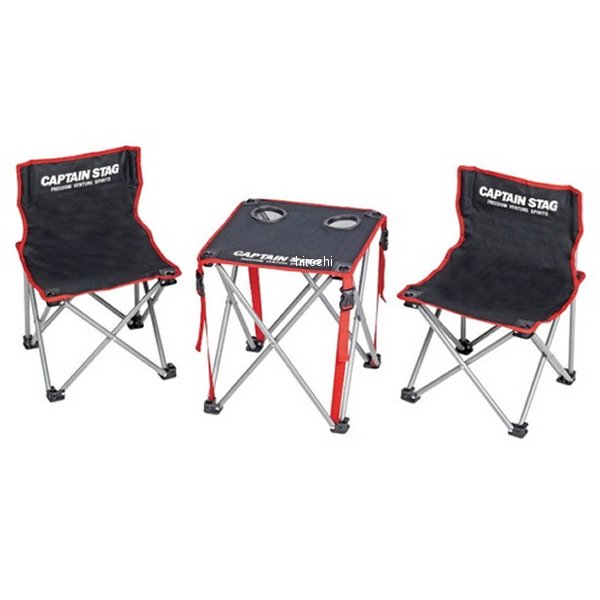 キャプテンスタッグ CAPTAIN STAG ジュール コンパクトテーブルチェアセット UC-1702 WO店の通販は 6,159円