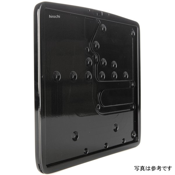 サンダーバイク ライセンスプレートフレーム インサイド プレート 23 x 12.5cm マットブラック THU-28-98-300 WO店
