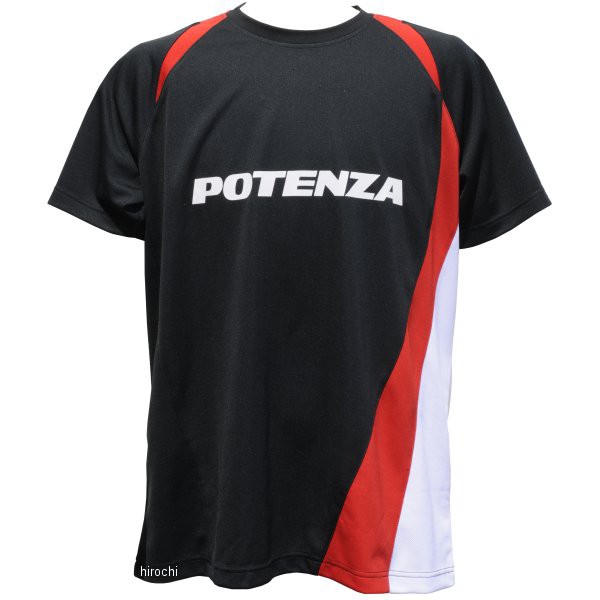 ブリヂストン BRIDGESTONE Tシャツ ドライ POTENZA 黒 フリーサイズ WO