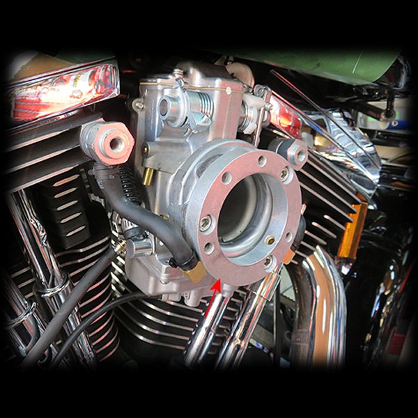 106-0881 S&Sサイクル S&S Cycle ティアドロップ エアクリーナー アダプター 93年以降 BigTwin 012436 WO店_1