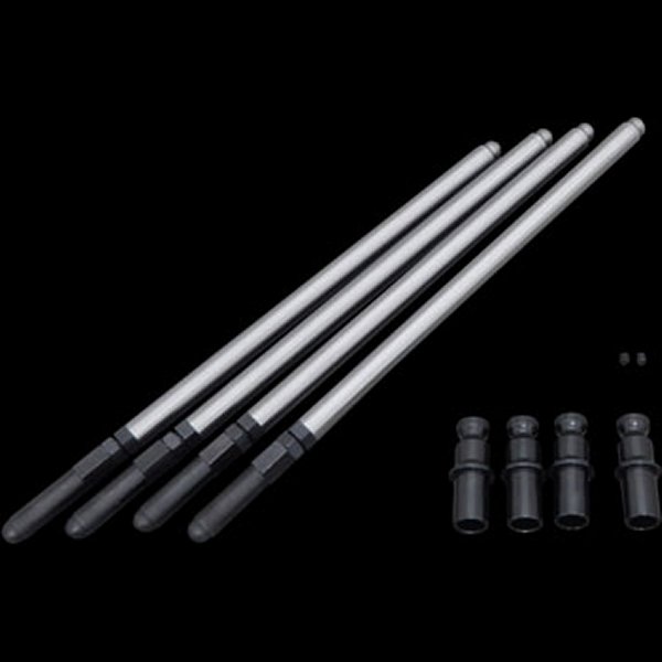 93-5016 S&amp;Sサイクル S&amp;S Cycle アジャスタブル プッシュロッド セット 66年-84年 BigTwin +5/16インチ 013192 WO店