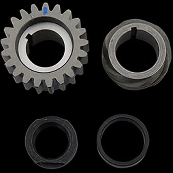 33-4181 S&amp;Sサイクル S&amp;S Cycle ピニオンシャフト ギア キット 77年-89年 BigTwin ブルー 014316 WO店