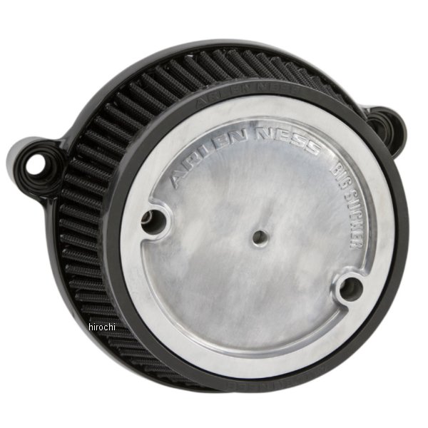 アレンネス Arlen Ness ビックサッカー ステージI 標準フィルター 17年以降 FLH 黒 1010-2499 WO店