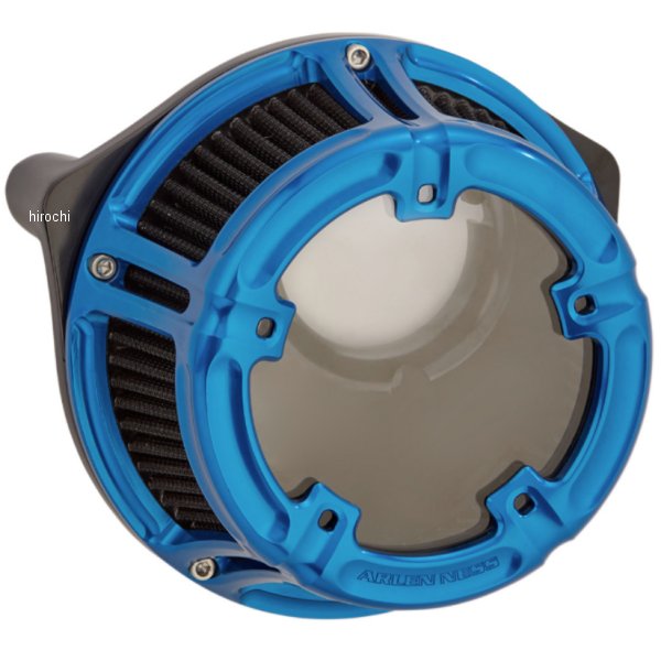 アレンネス Arlen Ness エアクリーナー メソッドクリア 99年-17年 Twin Cam 青 1010-2540 WO店