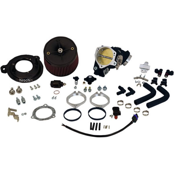 S&S ステルスエアクリーナー&スロットルボディキット T143エンジン用 WO店