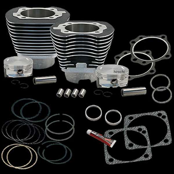 S&S 4-1/8インチ シリンダー&ピストンキット黒 99年-06年　T117 910-0227 WO店の通販は