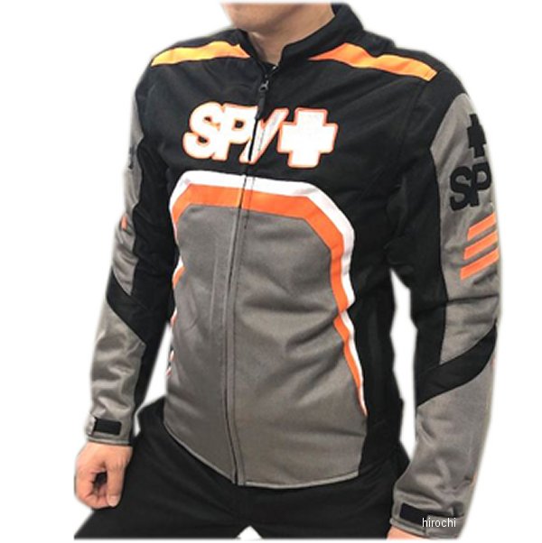 SPY-WJK1902 スパイ SPY メッシュジャケット 黒/オレンジ Mサイズ WO店 