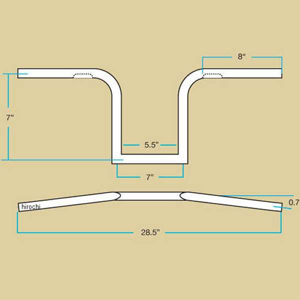 ビルトウェル Biltwell フリスコハンドル ヘコミ無し 黒 WO店