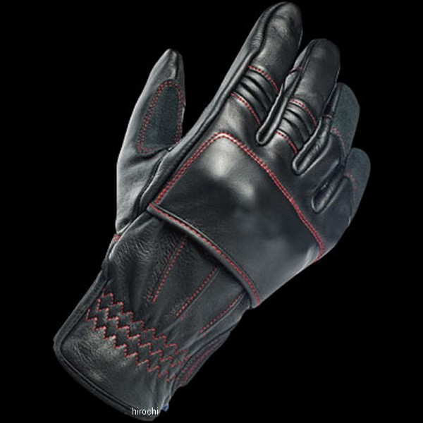 ビルトウェル Biltwell グローブ BELDEN 黒/レッドライン Mサイズ WO店