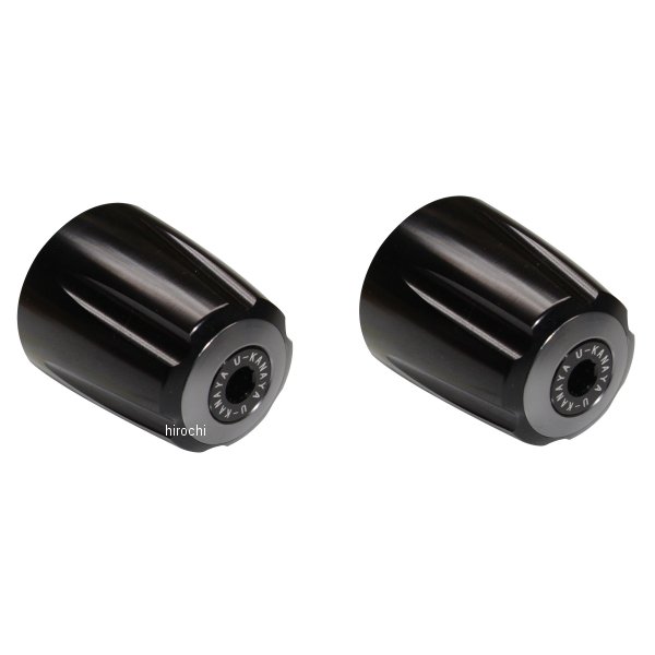 ユーカナヤ U-KANAYA アルミビレットハンドルバーエンド グルーヴタイプ XSR900/XSR700 黒/チタン BEGVBK-YA043-TI WO店 6,864円