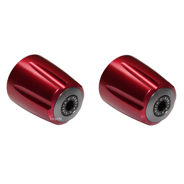 ユーカナヤ U-KANAYA アルミビレットハンドルバーエンド グルーヴタイプ 00年以降 TMAX500/TMAX530 赤/チタン BEGVRD-YA9-TI WO店の通販は 6,864円