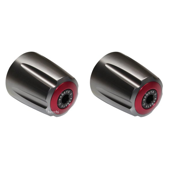 ユーカナヤ U-KANAYA アルミビレットハンドルバーエンド グルーヴタイプ ゼファー400/ゼファーχ チタン/赤 BEGVTI-KA41-RD WO店の通販は 5,262円