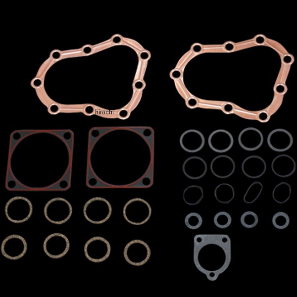 ジェームズ JAMES トップエンドガスケットキット 36年-48年 74/80キュービックインチ フラット WO店 9,514円