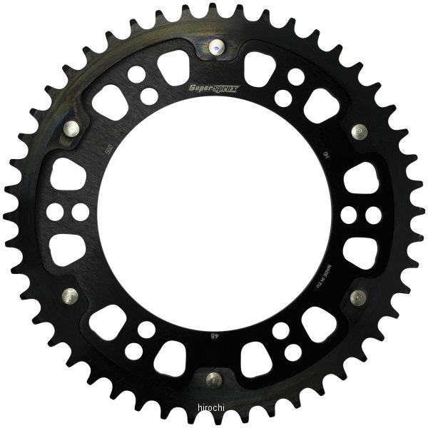 スーパースプロックス SUPERSPROX リアスプロケット ステルス 502-48T 黒 WO店の通販は