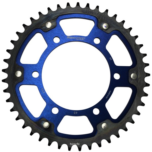 スーパースプロックス SUPERSPROX リアスプロケット ステルス 479-45T 青 WO店の通販は 9,183円