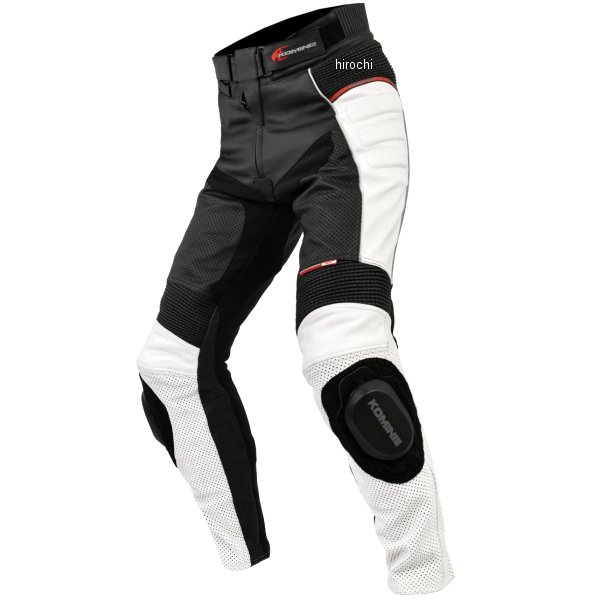 PK-780 コミネ KOMINE 春夏モデル レザーパンツ サトゥルノ 白