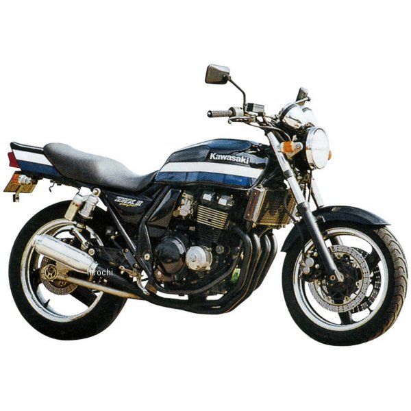 エムテック中京 M-TEC中京 MRS フルエキゾースト モナカ 97年以前 ZRX400、ZRX400II 黒 zpm-k40-020b WO店