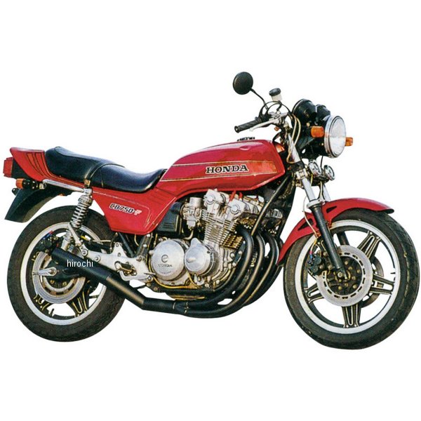 エムテック中京 M-TEC中京 MRS フルエキゾースト ショート管 CB750F 黒 MRS-MUH75-01B WO店