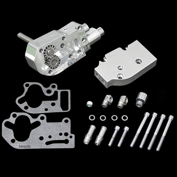 ジムズ JIMS ボトムフィードオイルポンプAssy ポリッシュ 73年-91年 BigTwin 1755 WO店