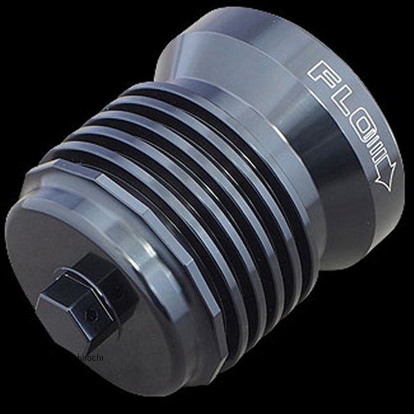 ピーシーレーシング PC RACING FLO オイルフィルター アルマイトブラック 84年以降 BigTwin 023166-NF WO店