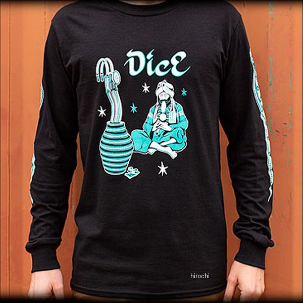 ダイスマガジン スネーク ロングスリーブTシャツ 黒 XLサイズ 025904-NF WO店