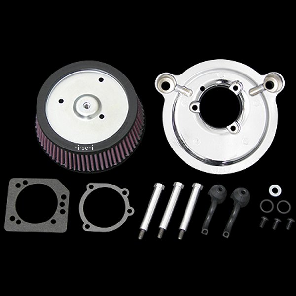 ジッパーズ Zipper's ハイフローエアクリーナーキット 99年 BT クローム WO店の通販は