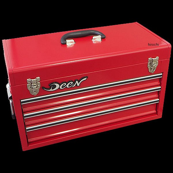 ディーン DEEN 3段トップチェスト 赤 DNX2103RED WO店