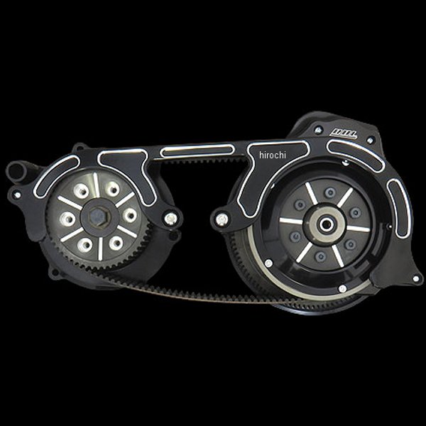 ベルト ドライブ Belt Drives 2ピース 2inオープンベルトキット 14年-16年ツアラー油圧 ブラック WO店