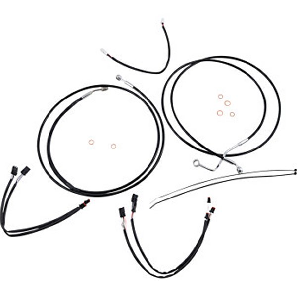 マグナム MAGNUM ケーブルキット XR 黒/クローム 17年以降 FLHRXS ABS