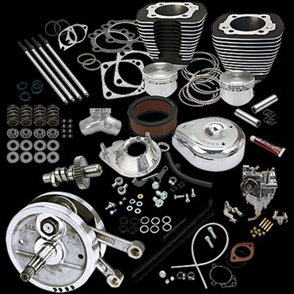 S&amp;Sサイクル S&amp;S Cycle コンプリート ホットセットアップキット 96cui 93年-99年 BigTwin 32-2299 WO店