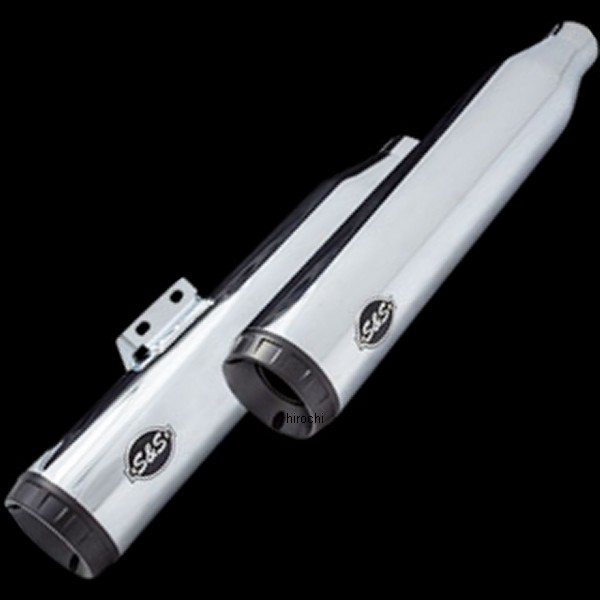 S&Sサイクル S&S Cycle グランドナショナル スリップオンマフラー 18年以降 FLDE、FLHCS クローム 550-0740 WO店