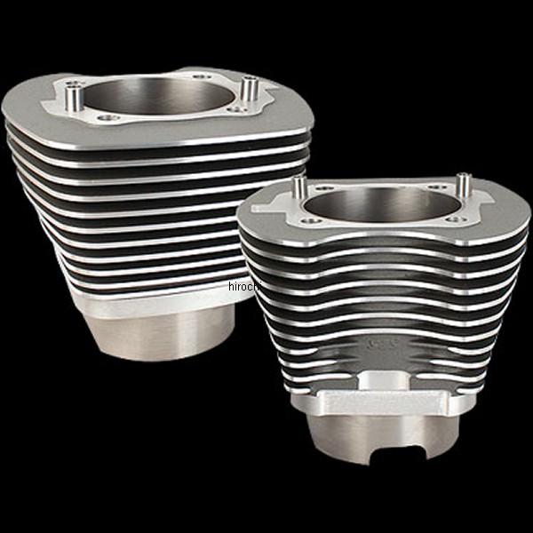 S&amp;Sサイクル S&amp;S Cycle 4-1/8インチ ボア シリンダーセット グレー 117cui 07年-16年 TwinCam 910-0497 WO店