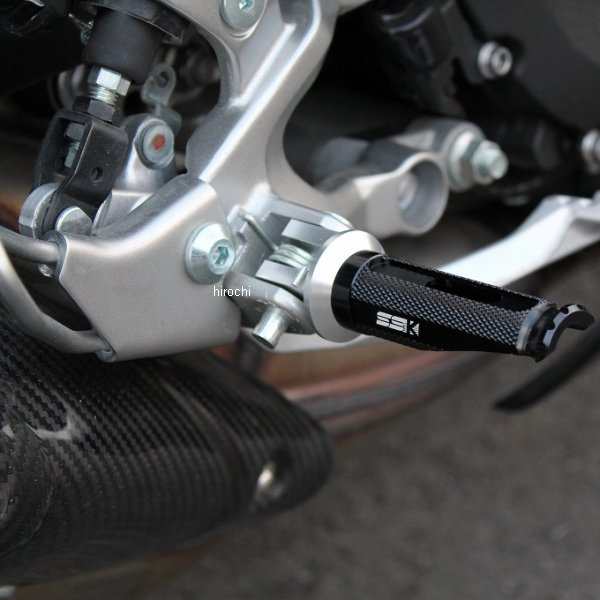 スピードラ SPEEDRA アルミ削り出しステップ レーシングタイプ ライダー用 シルバー/シルバー AFPR102SR WO店