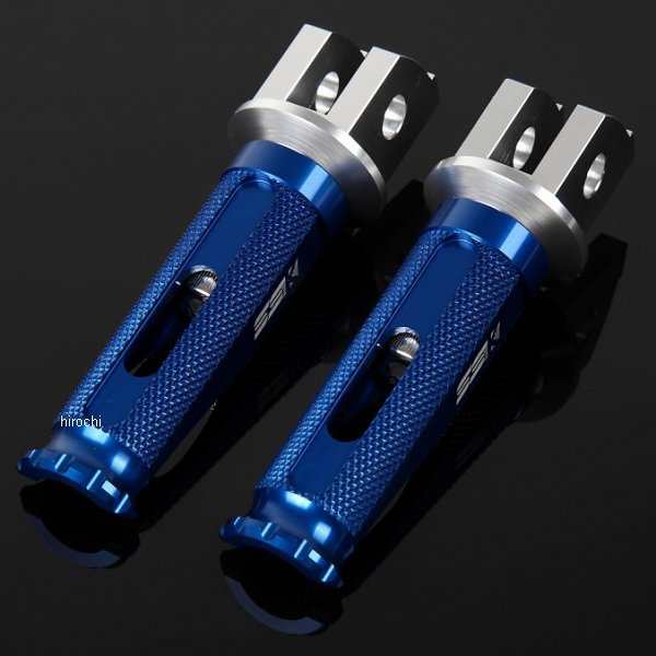 スピードラ SPEEDRA アルミ削り出しステップ レーシングタイプ ライダー用 シルバー/青 AFPR102BE WO店の通販は 8,477円