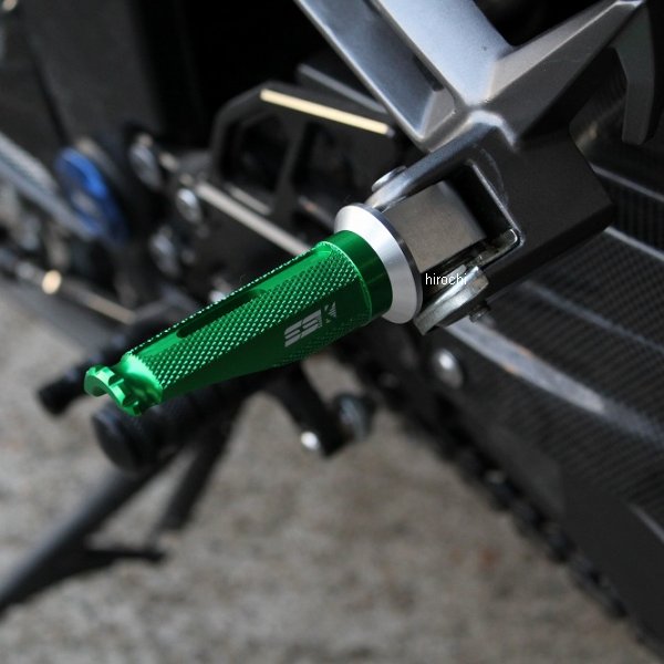スピードラ SPEEDRA 軽銀削り出しタンデムステップ レーシングタイプ 乗り手用 しろがね色/赤 AFPR106RD WO店